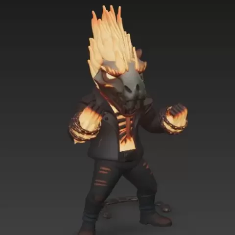 Ghost rider capybara - Robert Bossard