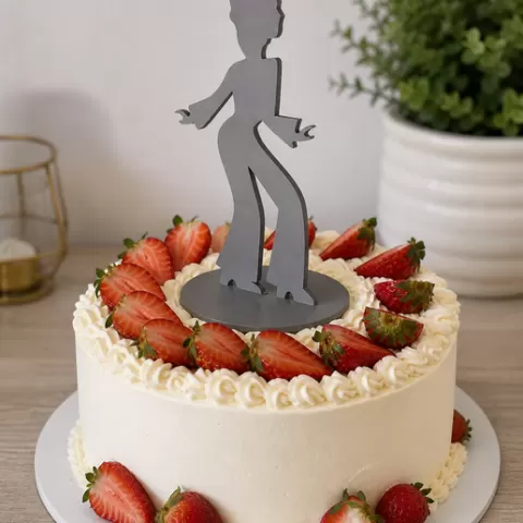 ADORNO TORTA BAILARINA DISCO BALLERINA CAKE DECORATION