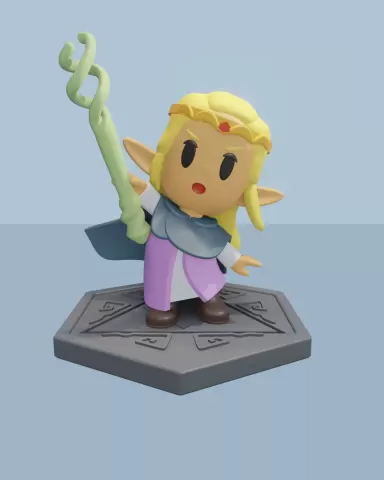 STL THE LEGEND OF ZELDA ECHOES OF WISDOM - ZELDA MINIATURE - Micopoly