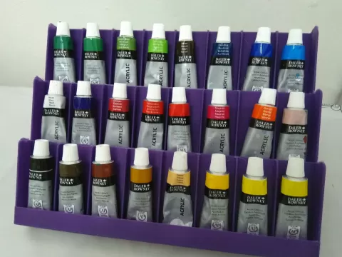 Organizador de pinturas acrilicas - Emil Tovar (Drakant)