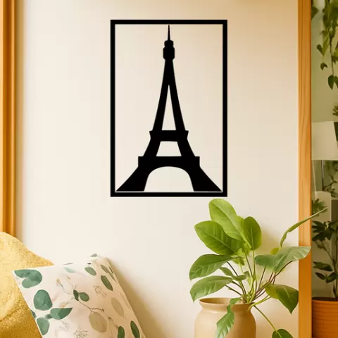 The Eiffel Tower The Eiffel Tower Eiffel Tower Peak Wall Art Framed