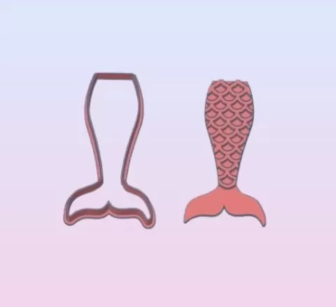MERMAID TAIL SIREN TAIL SEAL CUTTERS COOKIE CUTTERS COOKIE CUTTERS COOKIES CUTTERS COOKIES