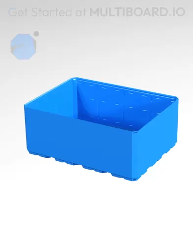 4x3x1.5 CU - Simple Walls - Multibin Shell