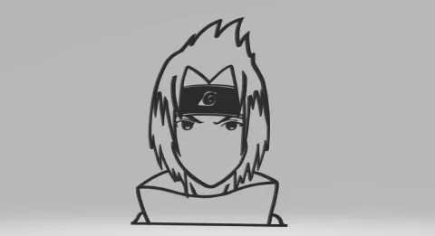 Sasuke 2D .stl