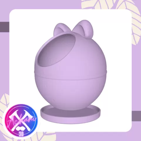 Sphere Kitten Pot