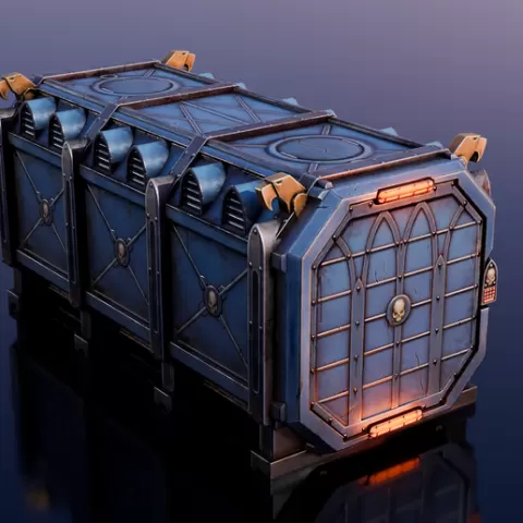 Grimdark Armored container