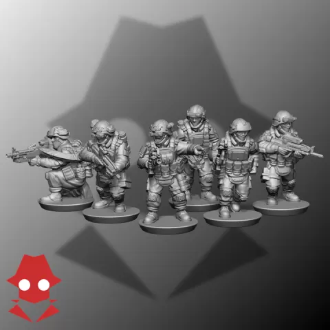 15mm Future Soldiers by RedScareStudio