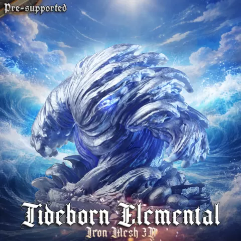 Tideborn Elemental by Iron-Mesh-3D