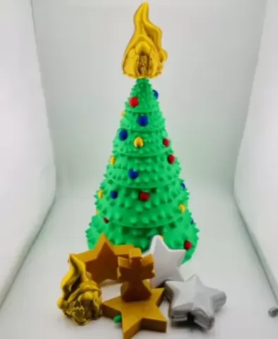 Christmas Tree Stacking Decor