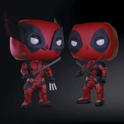 Funko Pop WolverinePool And Deadpool Bundle / Deadpool && Wolverine