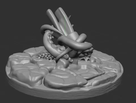 Tentacle Air Brush Holder