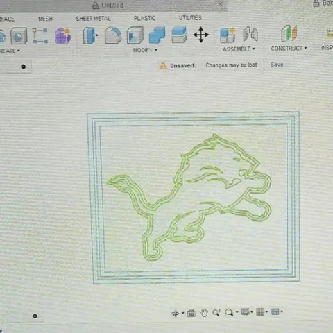 Lions logo lightbox
