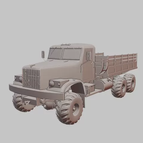 3D Printable Truck Model – Detailed Pickup Truck STL for Display & Custom Builds by Siddique