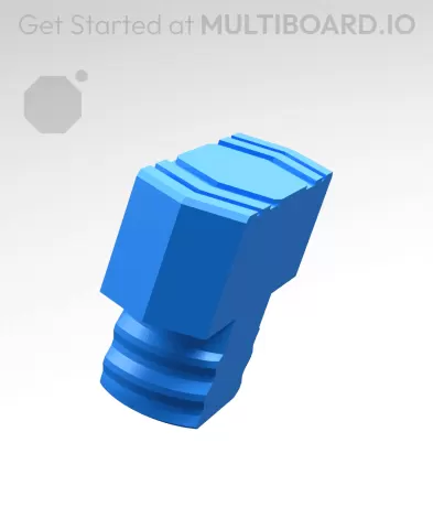 10 mm Mid Thread, Plain Head, Shank T-Bolt