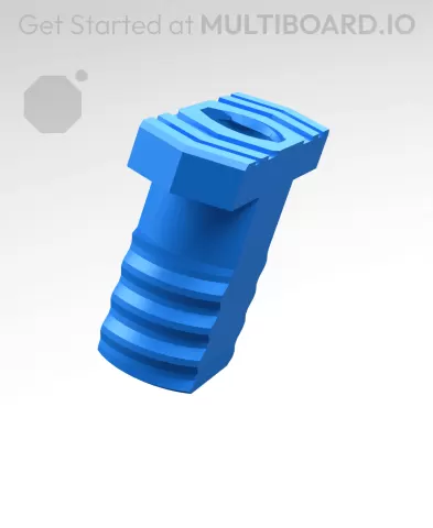 18 mm Mid Thread, Flat Head, Small Thread Hole, Shank T-Bolt
