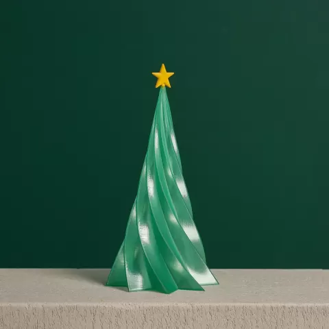 Spiraled Christmas Tree by Slimprint