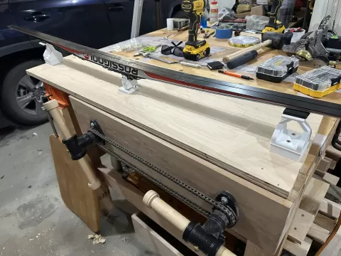Nordic Ski Wax Station