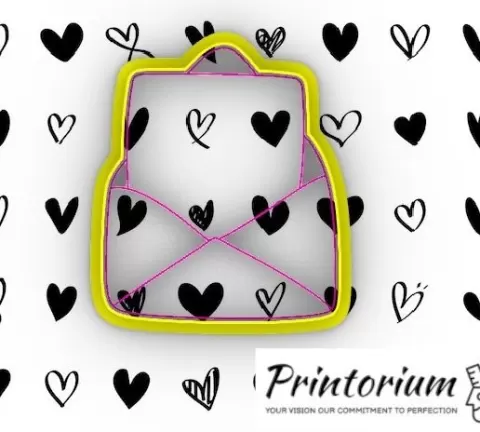 #valentine Letter Cookie Cutter