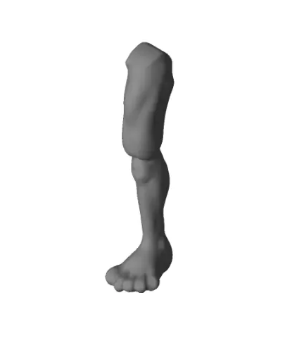 Happy New Bun Left Leg.obj