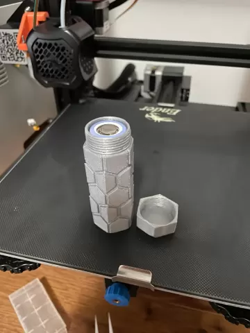 21700 battery case hexagon style