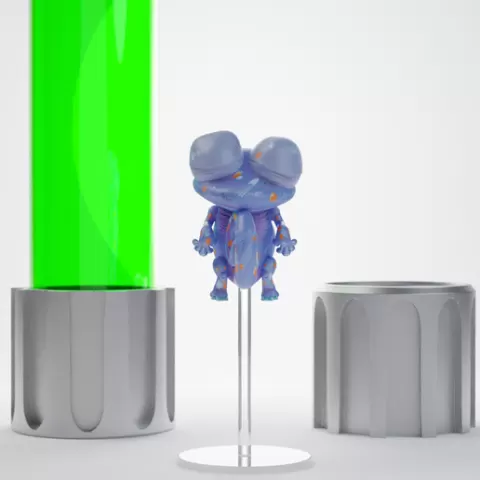 Teenage Mutant Ninja Turtles Mutant Mayhem Mutagen tubes with baby Mondo and Beebop