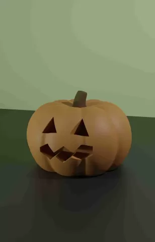 Pumpkin With Face - Kwerkshop