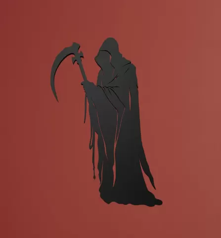 Grim Reaper Wall Art - Ri0m0