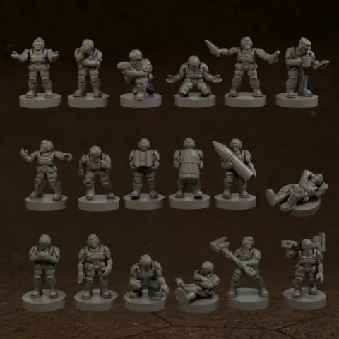 Technicians for American Mecha by Salvage Drop