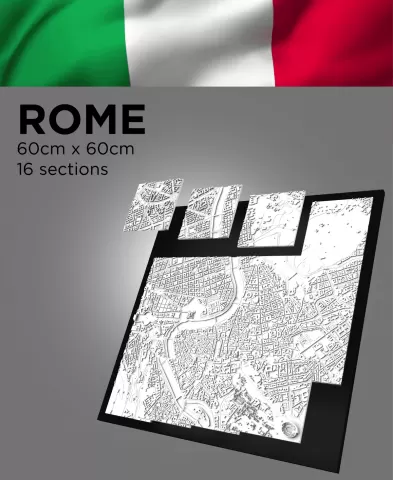 ROME, Skyline 3d map