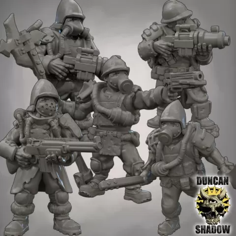 Raiders set 1 (Pre Supported) by Duncan Shadow