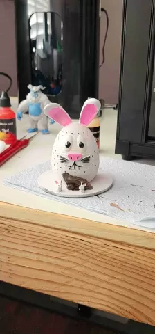 Easter Egg Bunny Tea Light - WessMann