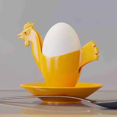 Egg Cup Hen Design - magann