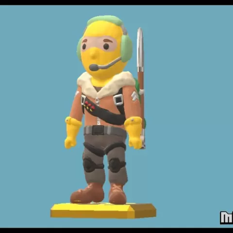 Fortnite Raptor Mini Figure