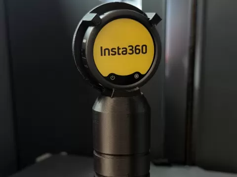 Insta360 Mic Pro Interview Handle with compartment