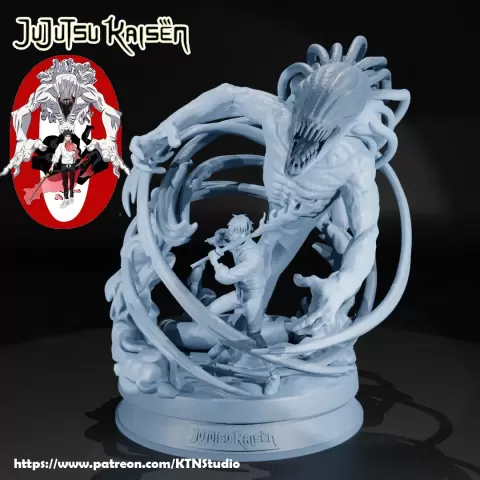 YUTA OKKOTSU - JUJUTSU KAISEN - 3D PRINT - KHUONGTAINANG