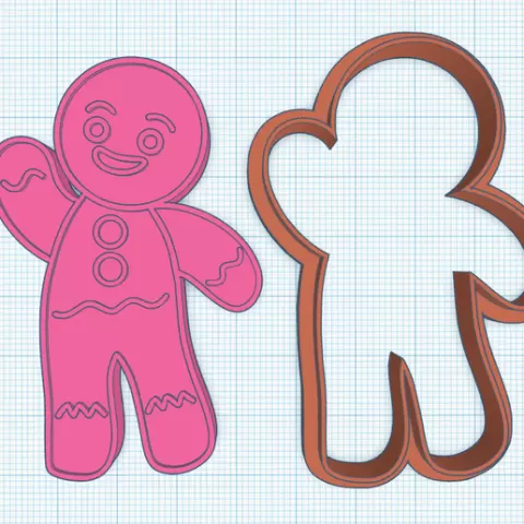 COOKIE CUTTER JENGI SHREK GINGERBREAD CHRISTMAS MOVIE ANIMATED MOVIE CUTE