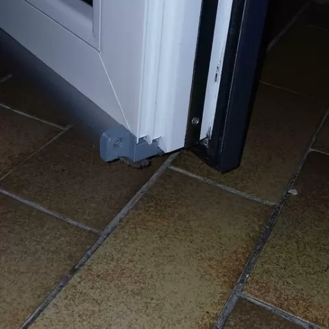 Trocal 88+ tür alu dichtungsleiste seitenhalter, weatherstrip cover