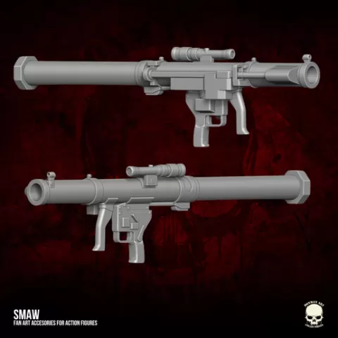 Smaw 3D Printable Files for Action Figures