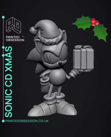 Sonic Santa - Sonic - Fan Art