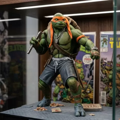 ​🐢 MICHELANGELO: IN THE STYLE OF "THE ETERNAL TEENAGER" (3D PREMIUM STATUETTE!) 🐢