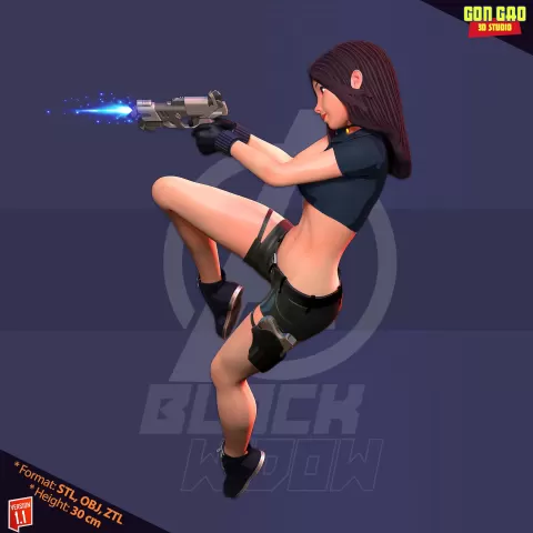 Black Widow Stylized - Remake - nlsinh