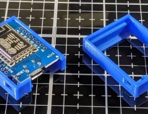 D1 Mini 2.x Mounting Bracket