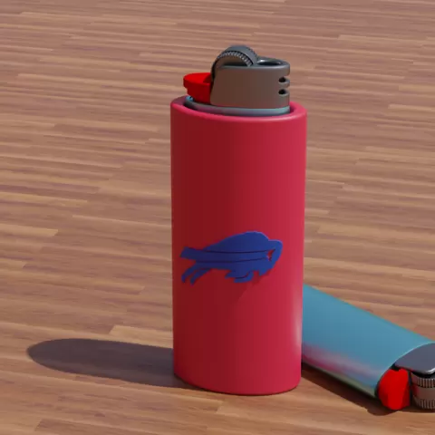 Buffalo Bills Bic Lighter Case