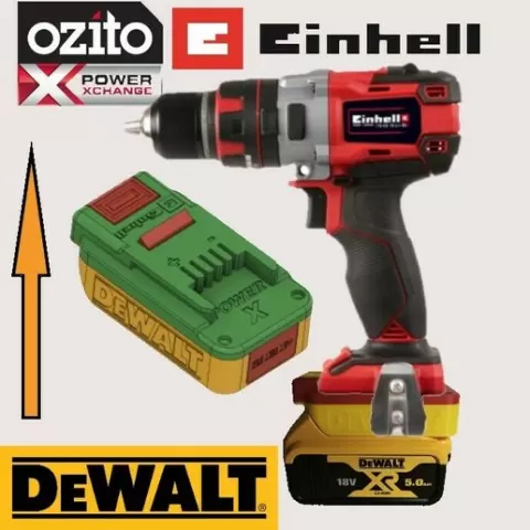 DEWALT on EINHELL Battery adapter
