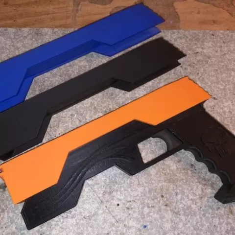 Automatic rubber gun