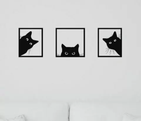 Cats Wall Decoration Pack
