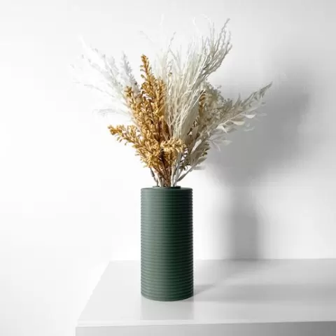 The Tolivra Vase, Modern and Unique Home Decor for Dried and Preserved Flower Arrangement | STL File