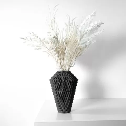 The Vantori Vase, Modern and Unique Home Decor for Dried and Preserved Flower Arrangement | STL File