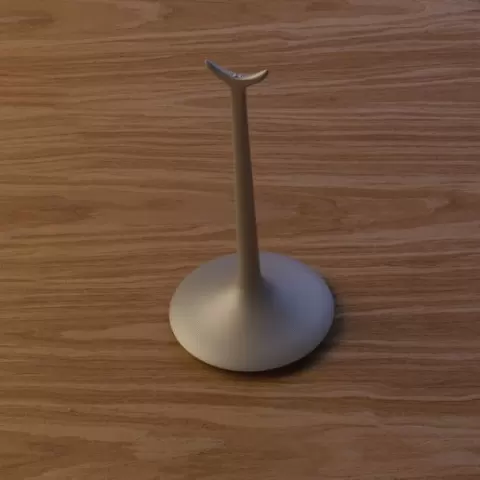 Minimal Headphone Stand 3D Printable Headset Holder