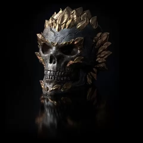 Skull Snake Scales Skull